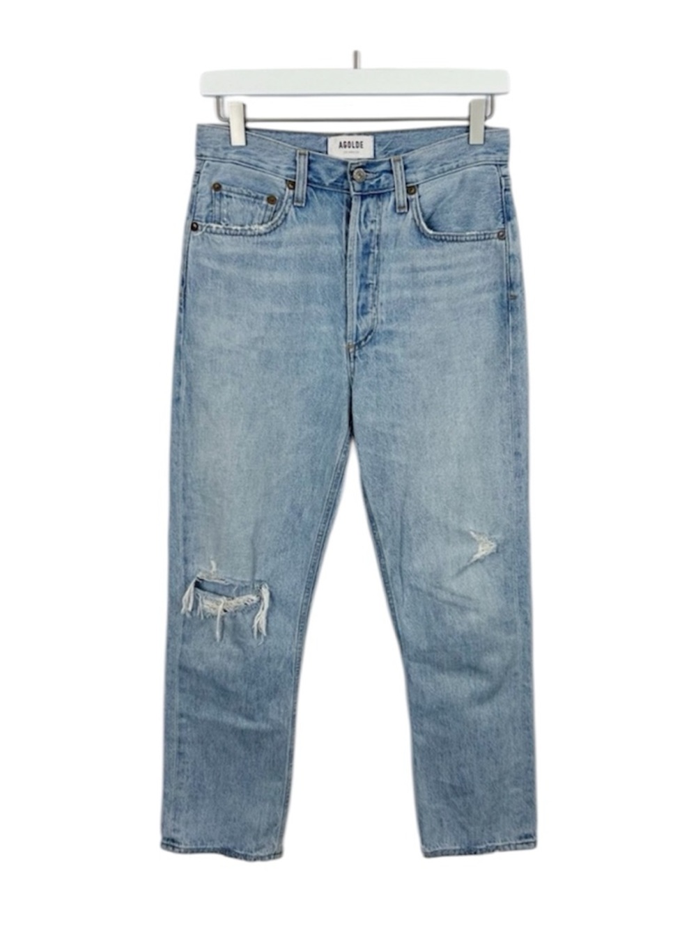 AGOLDE Riley High Rise Jean Size 26 Straight Cropped Style A056B-983